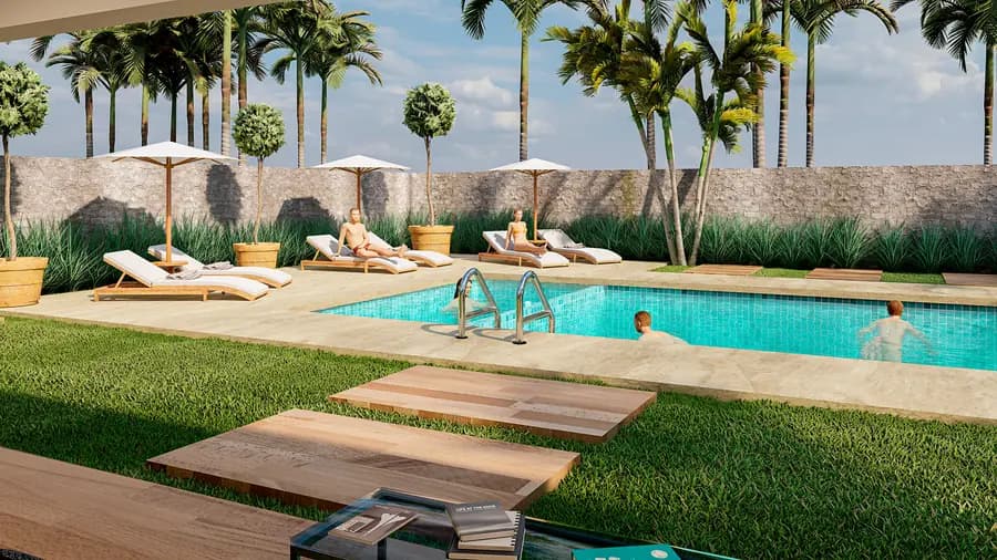 Increíble Villa de 3 Habs (3 habitaciones - 3 baños - 2 niveles - 120 m2) en KATARI RESIDENCES - 4
