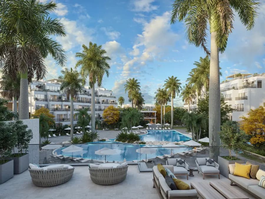 Moderno Apartamento de 1 Hab en LA VISTA RESIDENCES PUNTA CANA - 3
