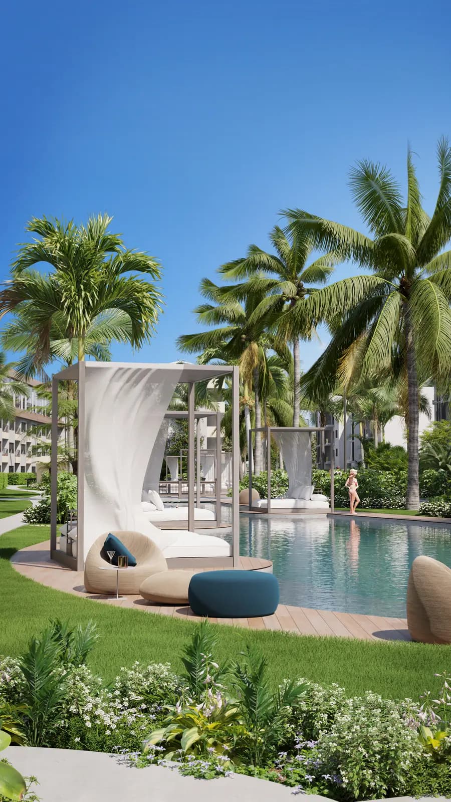 Espectacular Apartamento de 2 Habs (Swim up 2 Habs) en DAOS