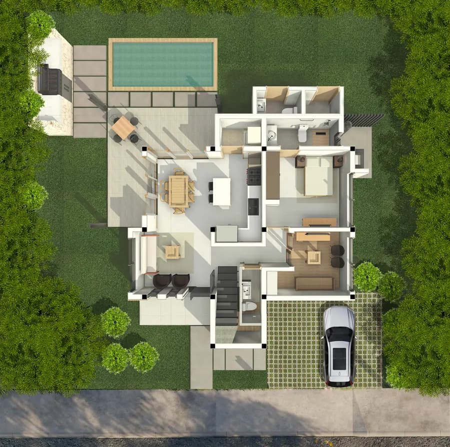 Exclusiva Villa de 3 Habs (Villa Esmeralda) en DAOS - 4