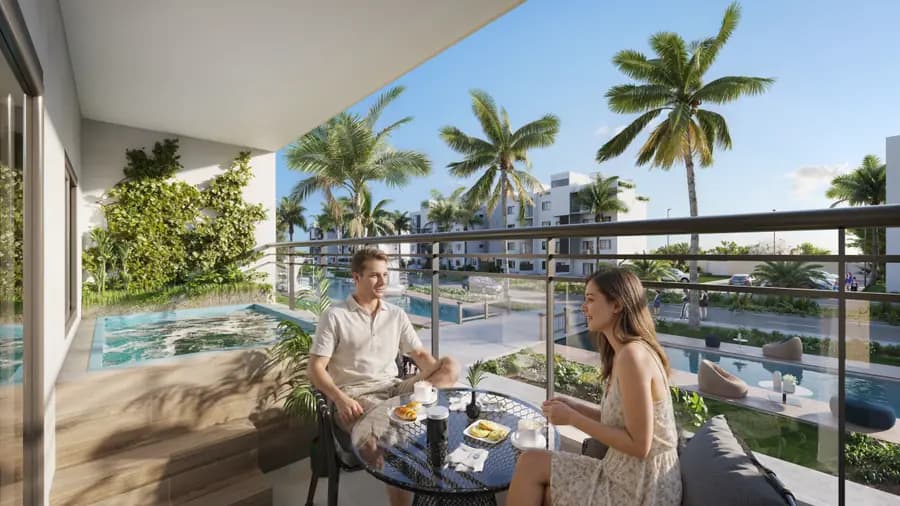 Moderno Apartamento de 1 Hab (Swim up 1 Hab) en DAOS - 5