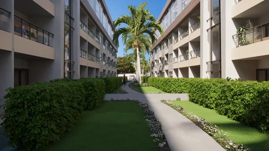 Moderno Apartamento de 1 Hab (Apartamento 1 Hab) en DAOS