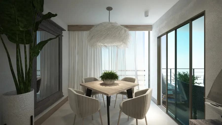 Elegante Apartamento de 2 Habs (Tipo Arena) - ETAPA 1 en CANAS DEL ESTE - 3