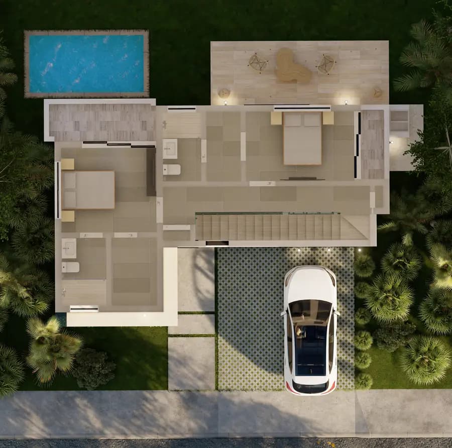 Elegante Apartamento de 1 Hab (Penthouse 1 Hab) en DAOS - 4